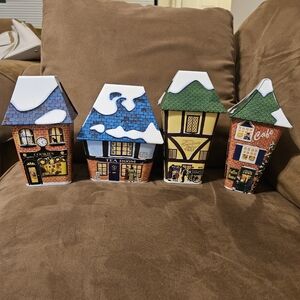 Holiday tin houses